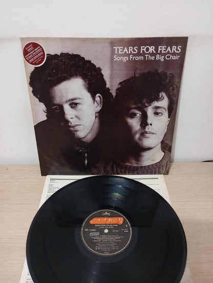 Lp Vinil Tears For Fears Songs From The Big Chair C Encarte