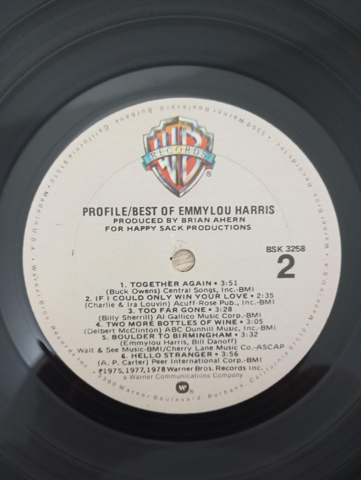 Lp Vinil Emmylou Harris Profile Best Of C Encarte Importado
