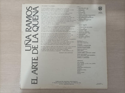 Lp Vinil Uña Ramos El Arte De La Quena Importado