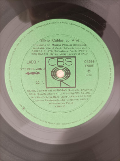 Lp Vinil Silvio Caldas Ao Vivo Duplo