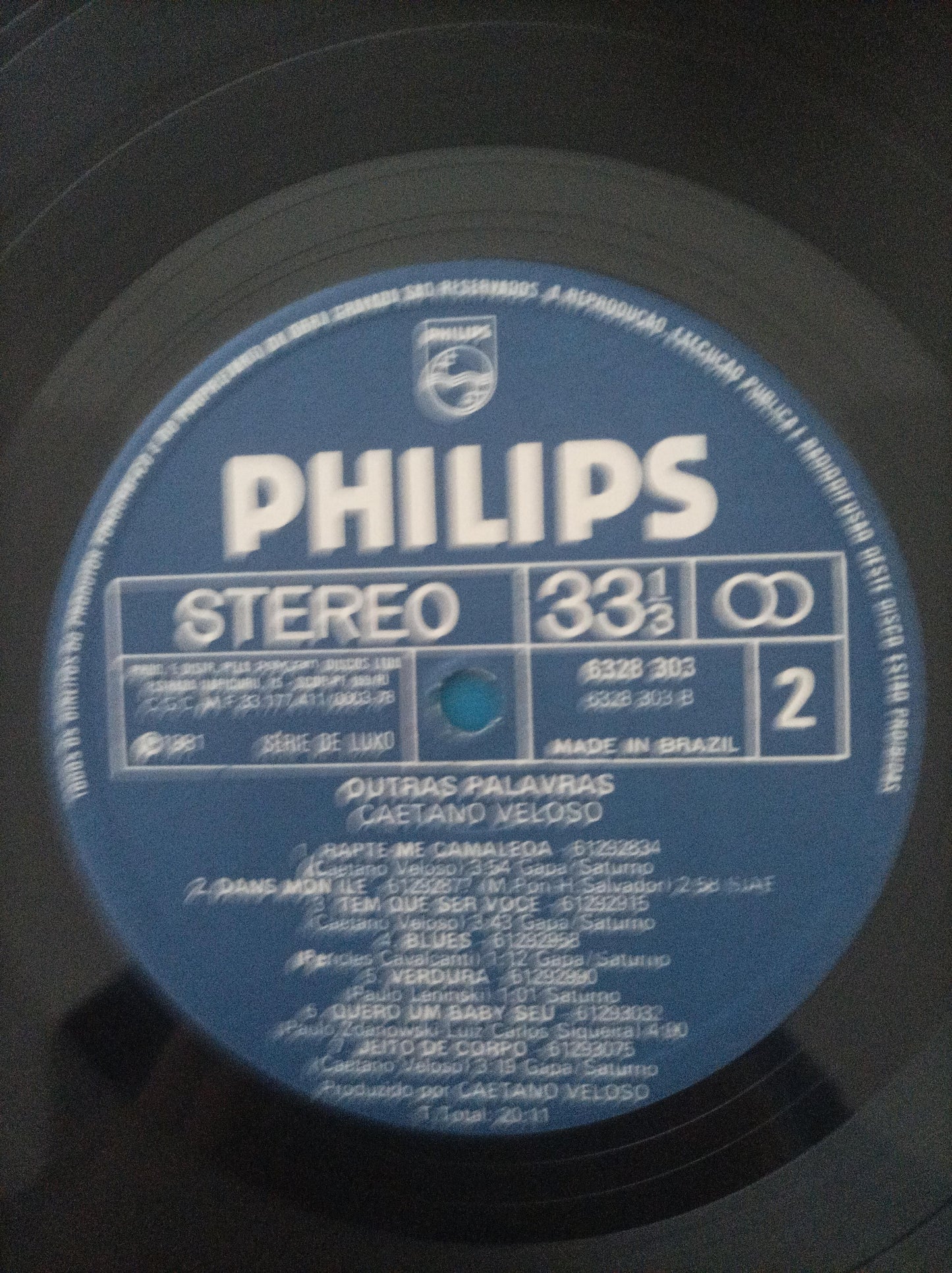 Disco Vinil Outras Palavras Caetano Veloso Com Encarte A