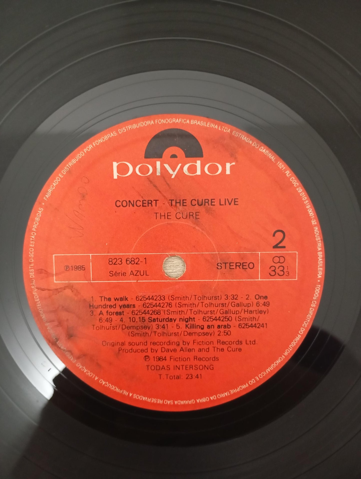 Lp Vinil The Cure Concert - The Cure Live