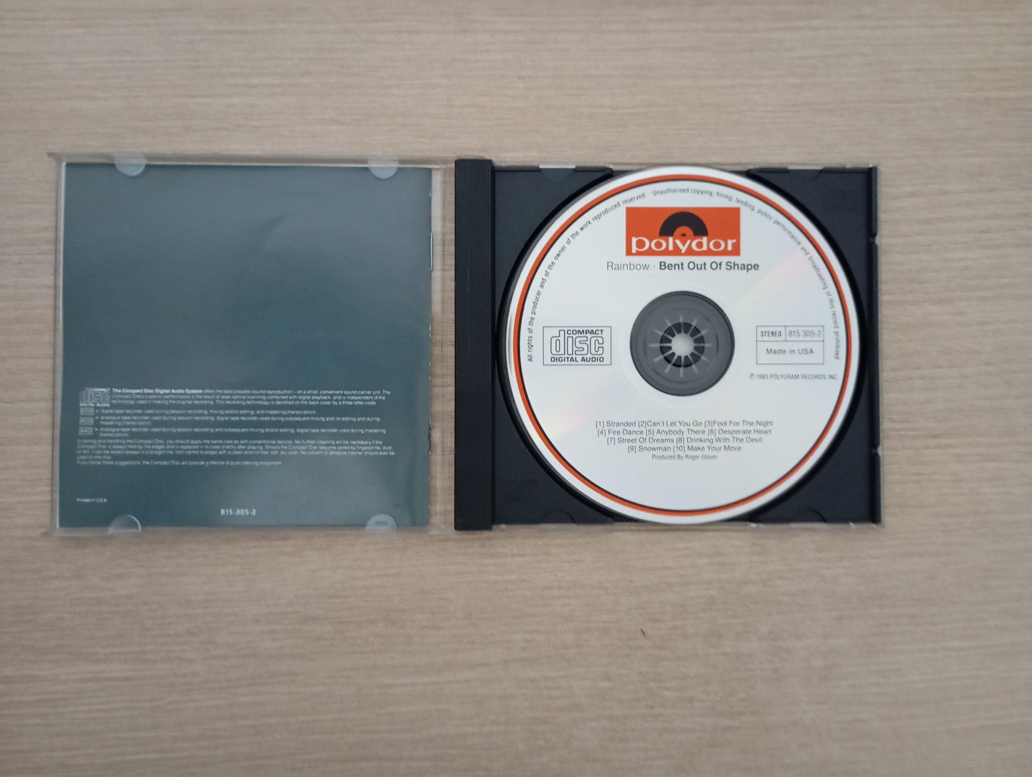 CD Rainbow Bent Out Of Shape Importado