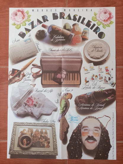 Lp Vinil Moraes Moreira Bazar Brasileiro Com Encartes
