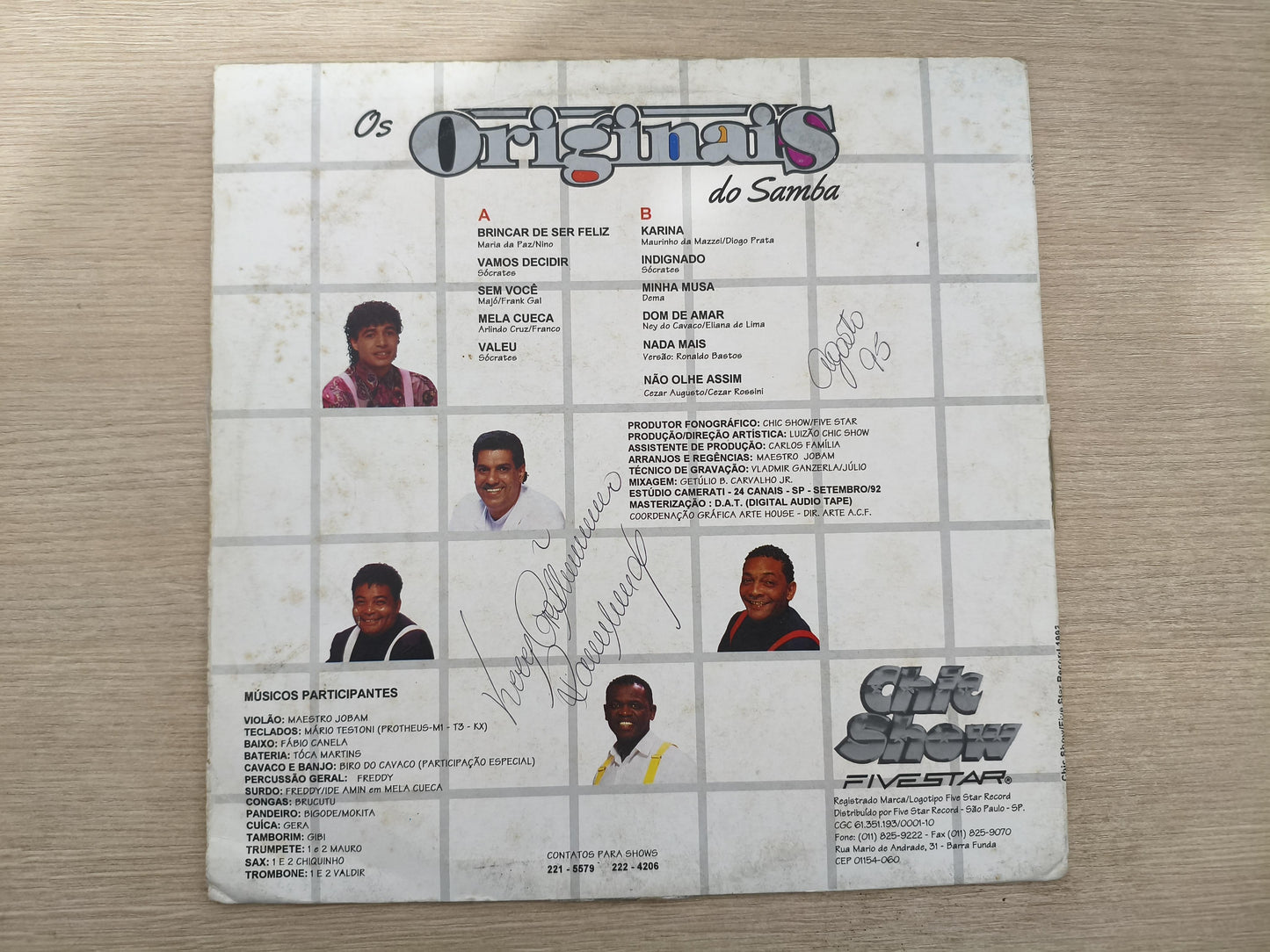 Lp Vinil Os Originais Do Samba Brincar De Ser Feliz