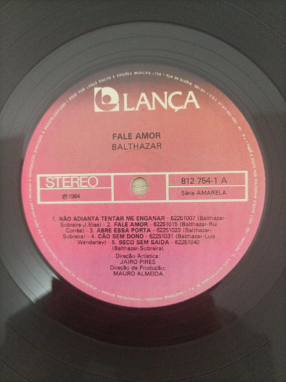 Lp Vinil Balthazar Fale, Amor
