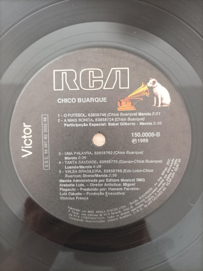 Disco Vinil 1989 Chico Buarque A
