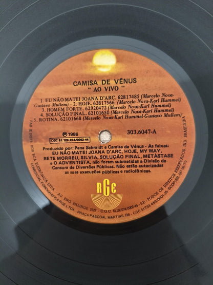 Lp Vinil Camisa De Vênus Viva