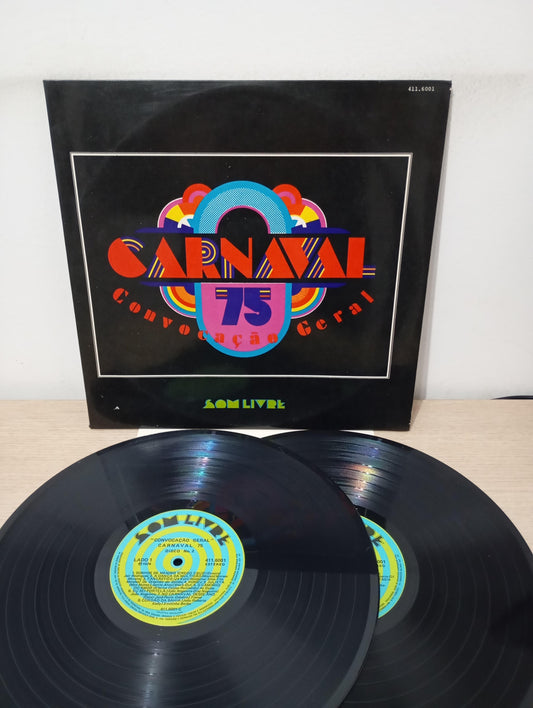 Lp Vinil Carnaval 75 Convocação Geral Duplo Com Encarte