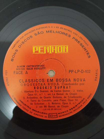 Lp Vinil Orquestra Rudá Clássicos Em Bossa Nova