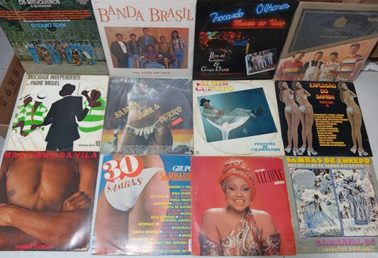 Lp Vinil Lote 12 Unidades Samba