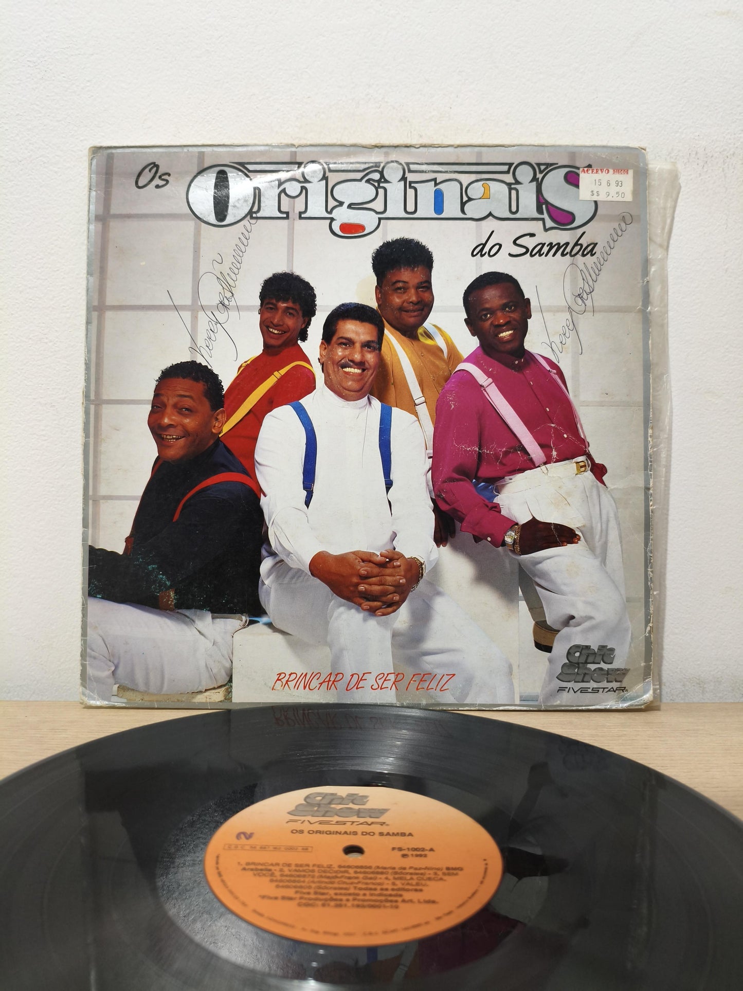 Lp Vinil Os Originais Do Samba Brincar De Ser Feliz
