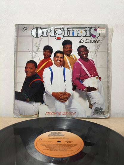 Lp Vinil Os Originais Do Samba Brincar De Ser Feliz