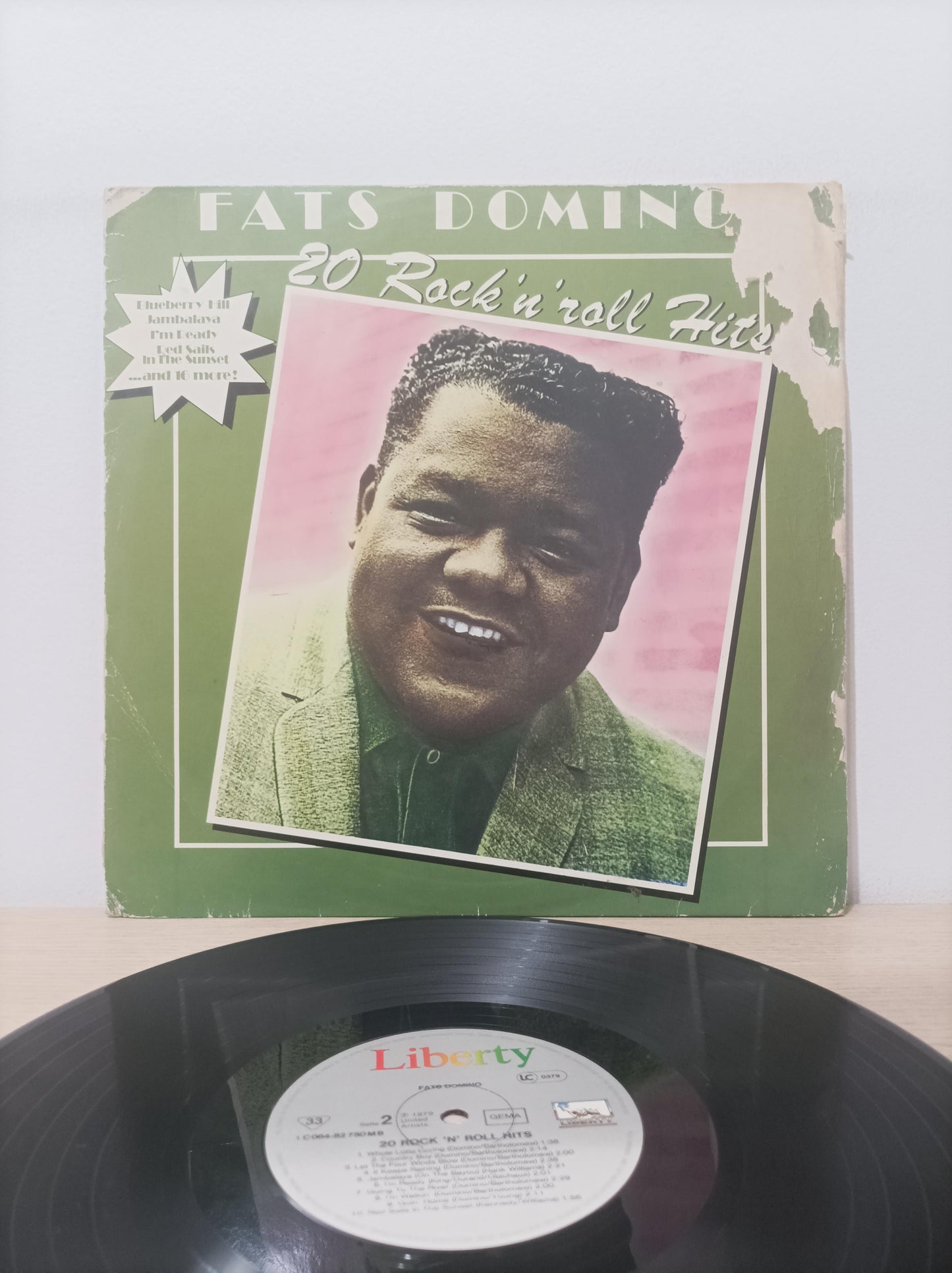 Lp Vinil Fats Domino 20 Rock 'N' Roll Hits Importado