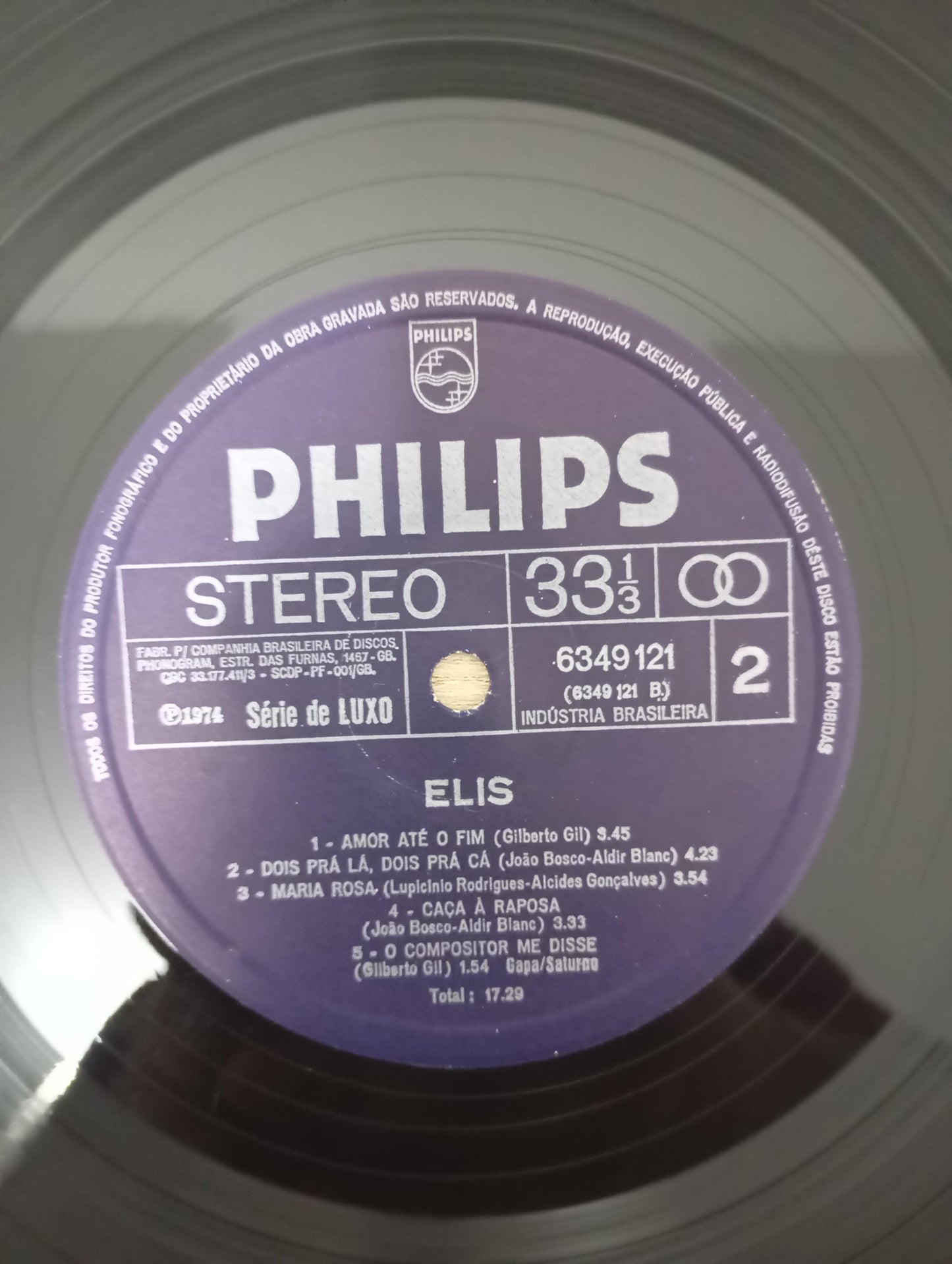 Disco Vinil Elis 1974 Elis Regina Capa Dupla A