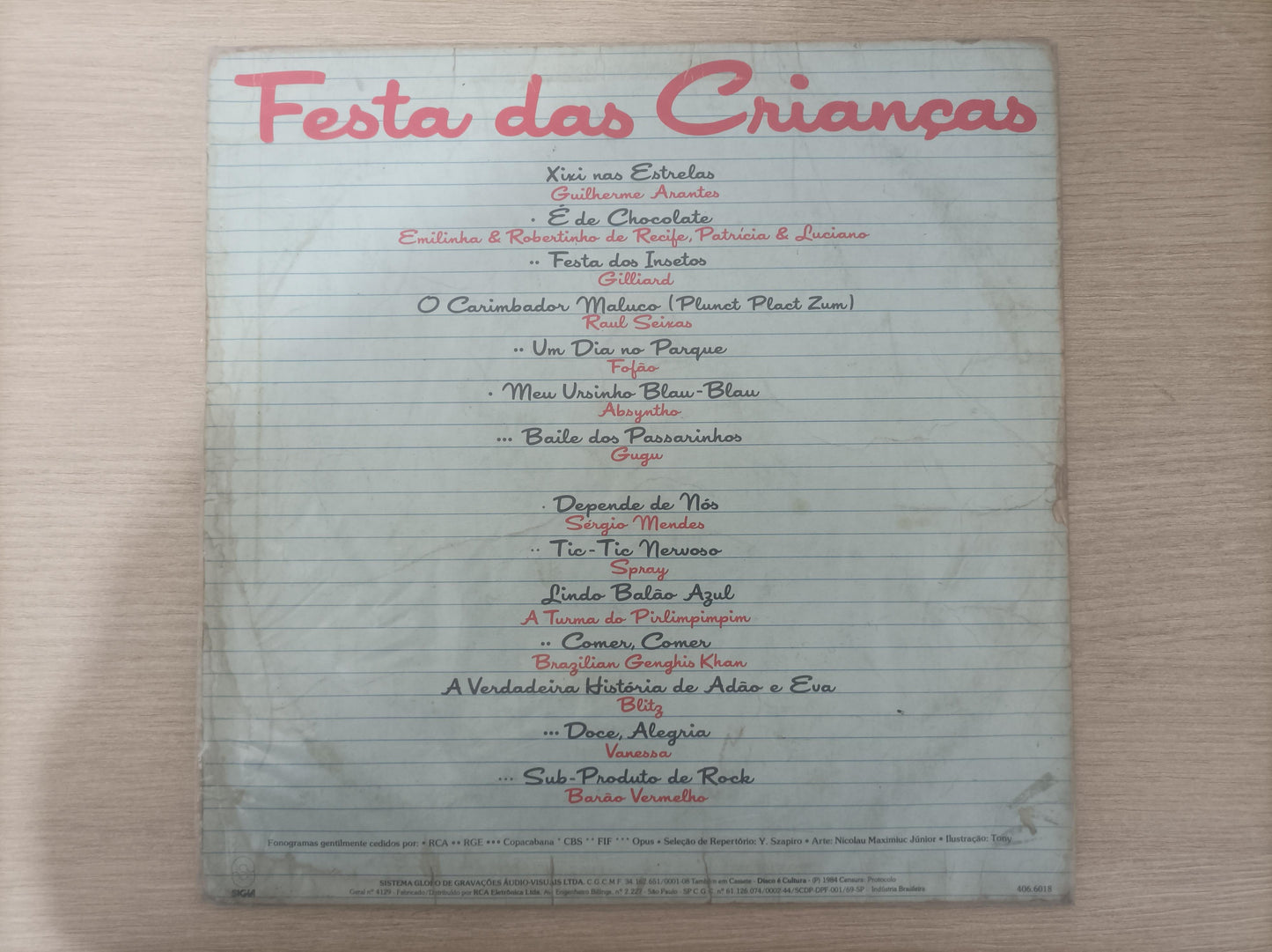 Lp Vinil Festa das Crianças