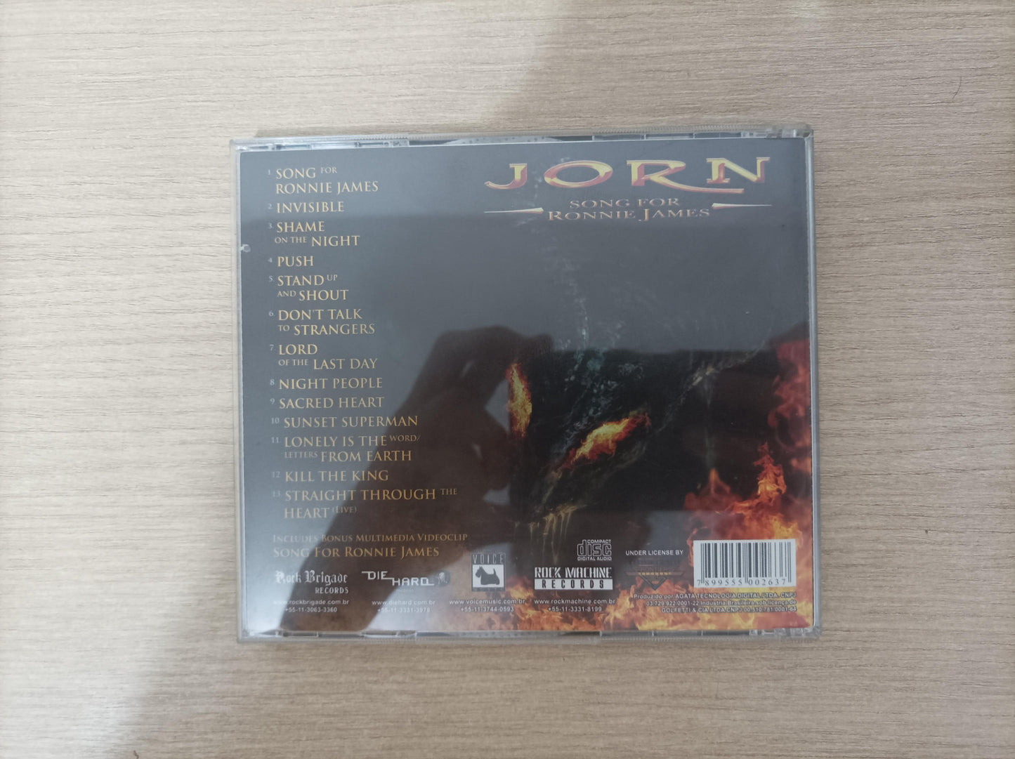 CD Jorn Song For Ronnie James
