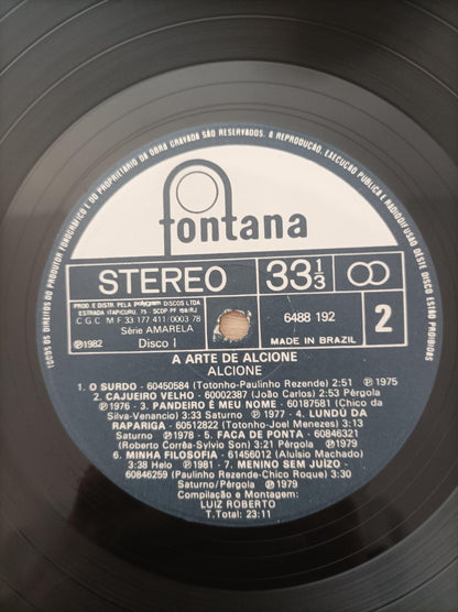 Lp Vinil Alcione A Arte de Duplo