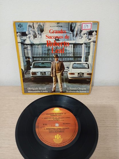 Compacto Vinil Roberto Leal Grandes Sucessos de