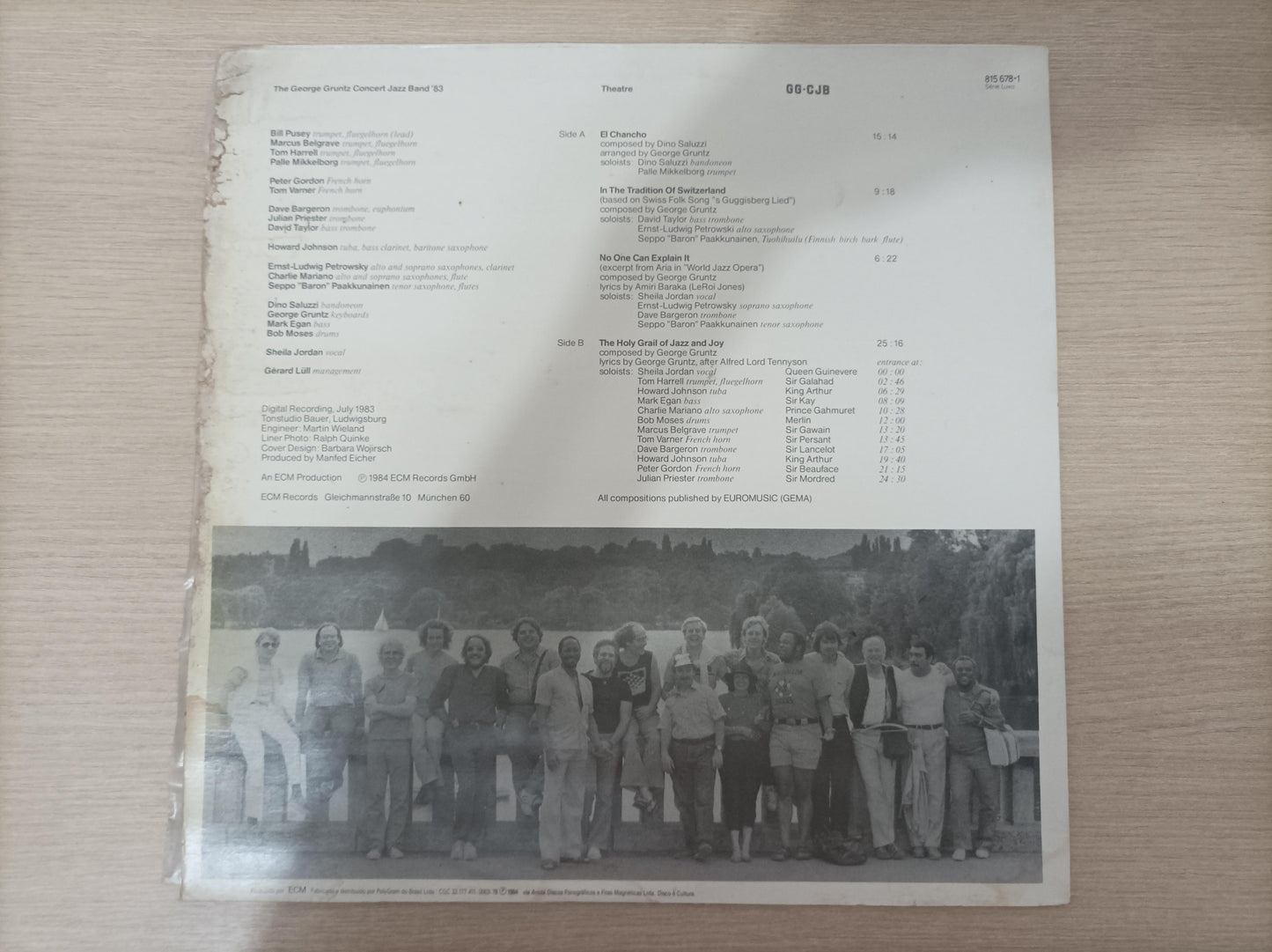 Lp Vinil The George Gruntz Concert Jazz Band Theatre