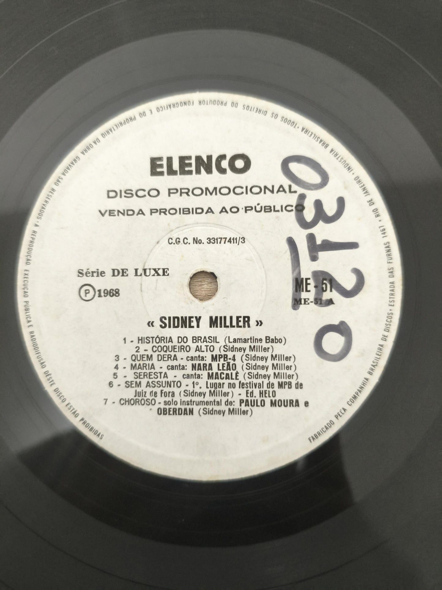 Lp Vinil Sidney Miller Brasil, Do Guarani Ao Guaraná