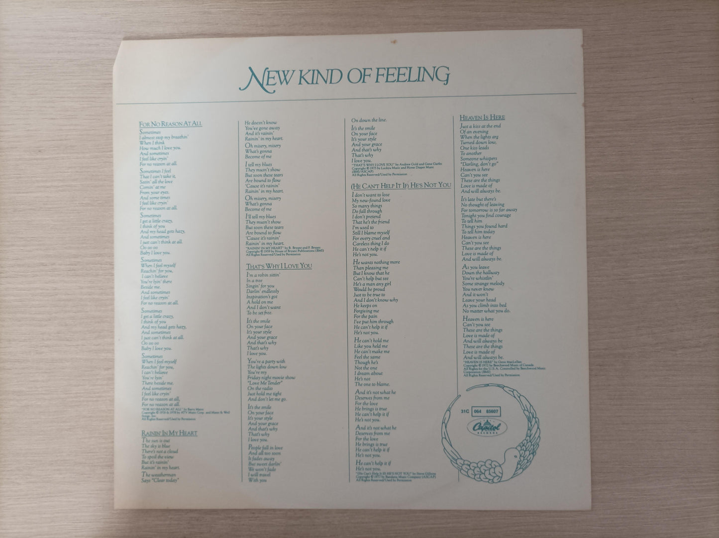 Lp Vinil Anne Murray New Kind Of Feeling Com Encarte