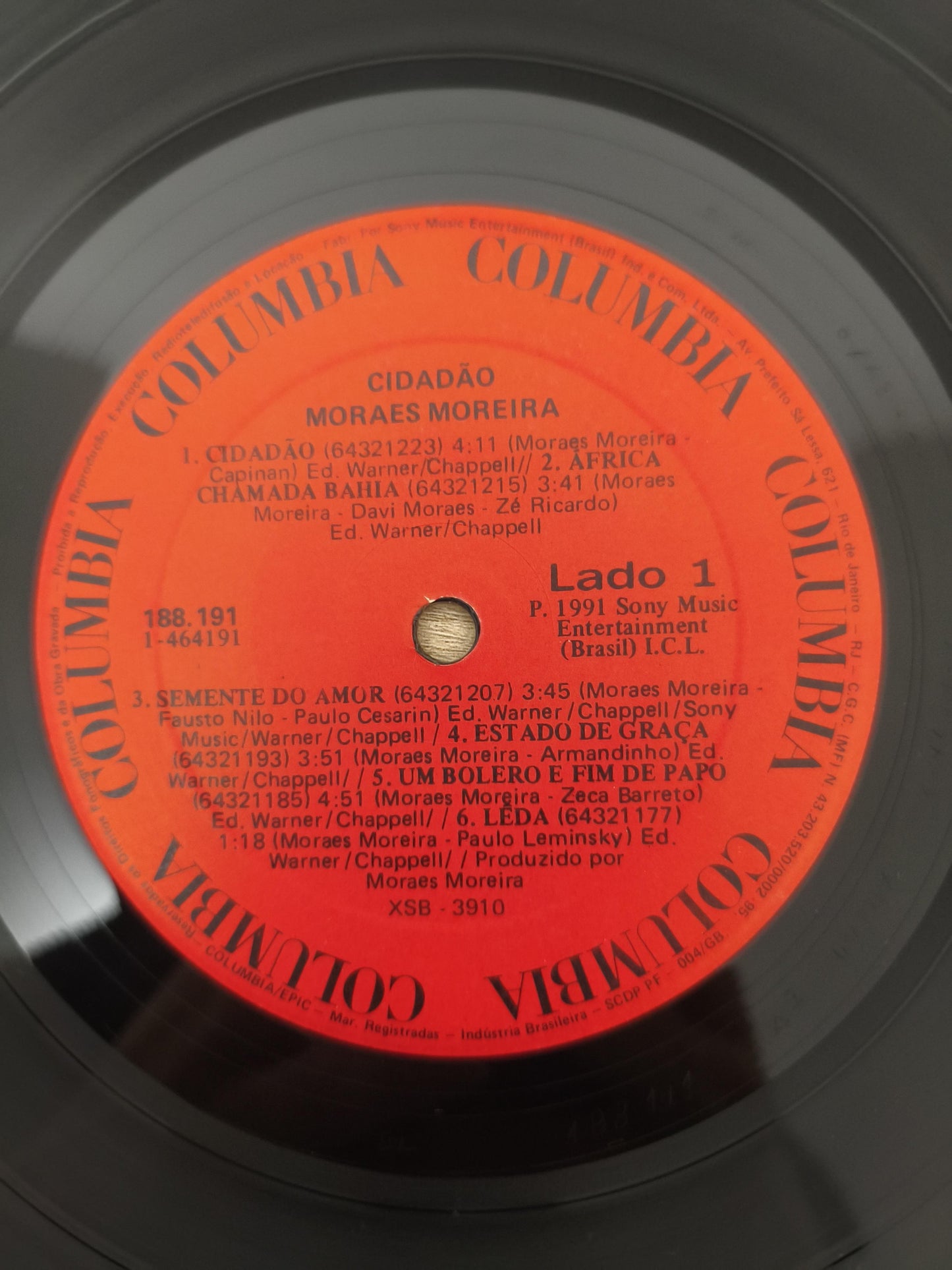 Lp Vinil Moraes Moreira Cidadão Com Encarte