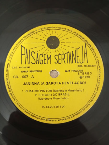 Compacto Vinil Janinha Garota Revelação Pintor / Felicidade