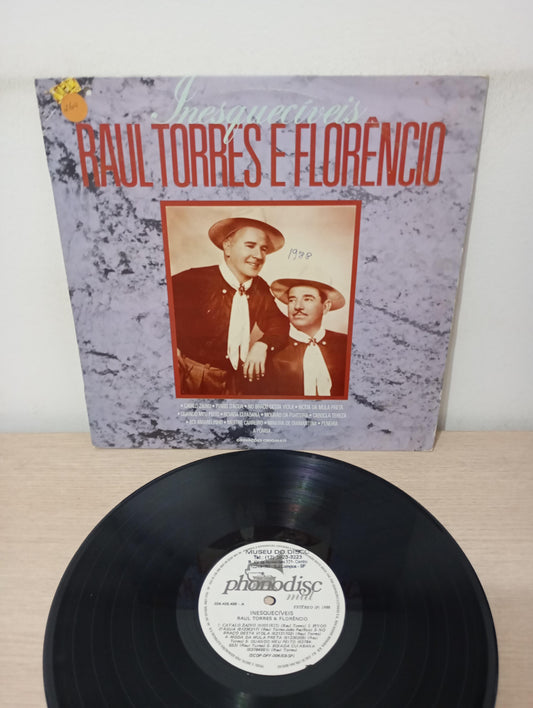 Lp Vinil Raul Torres E Florêncio Inesquecíveis
