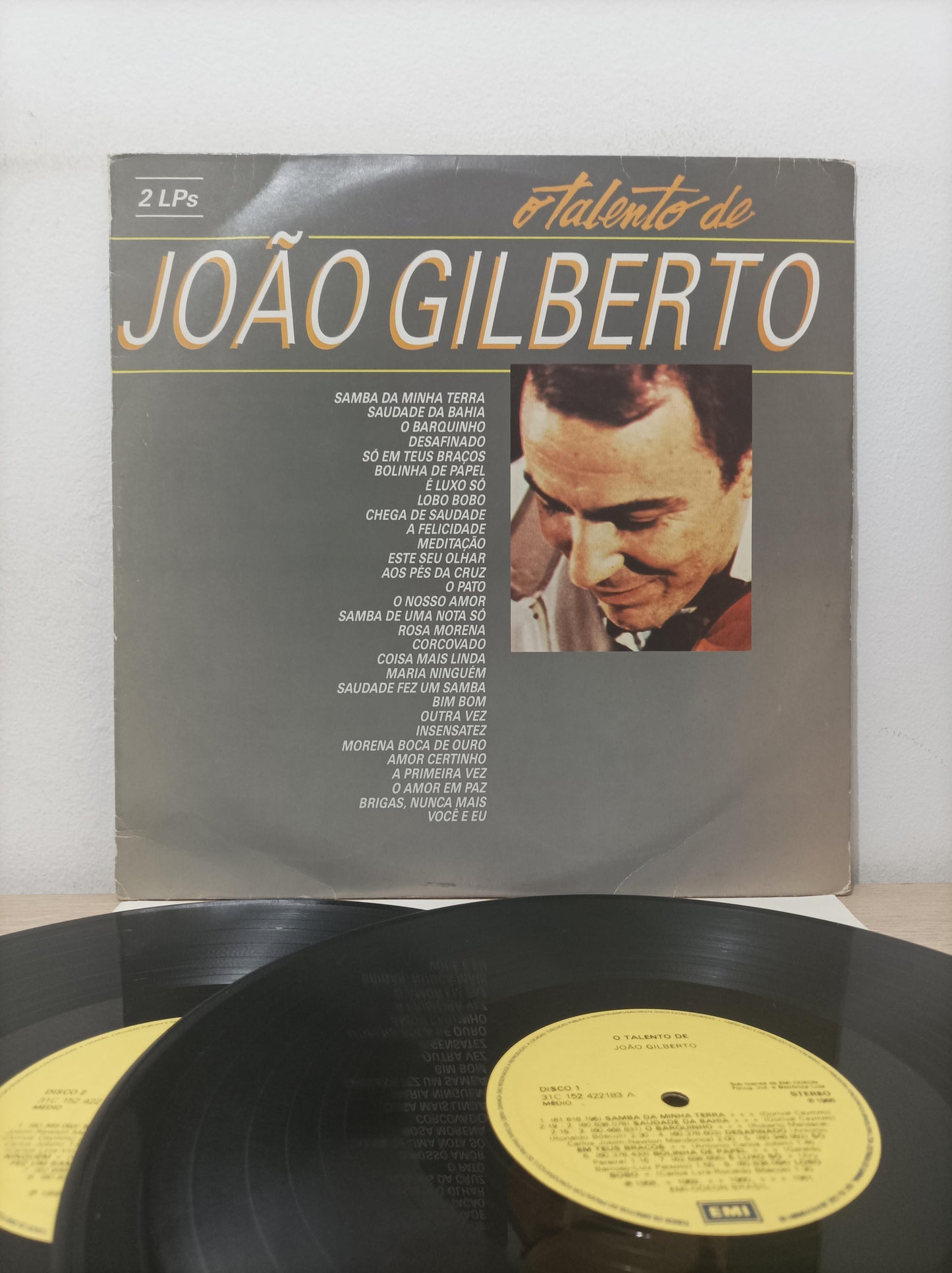 Lp Vinil João Gilberto O Talento de Duplo Com Encarte