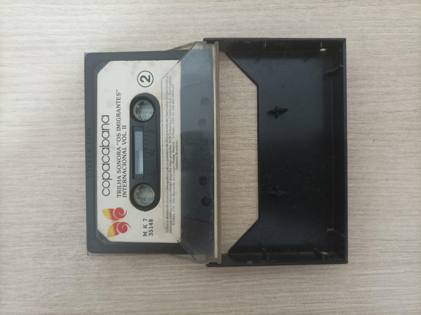 Fita K7 Cassete Os Imigrantes Internacional Vol. 2