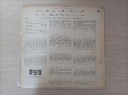 Lp Vinil Louis Armstrong Satchmo At Symphony Hall Importado