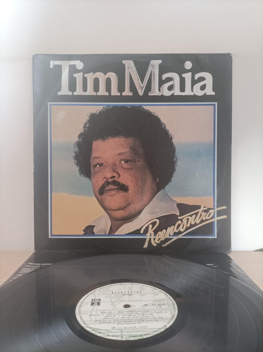 Lp Vinil Tim Maia Reencontro Com Encarte