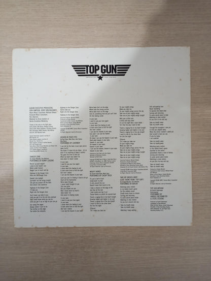 Disco Vinil Ases Indomáveis Top Gun Com Encarte A