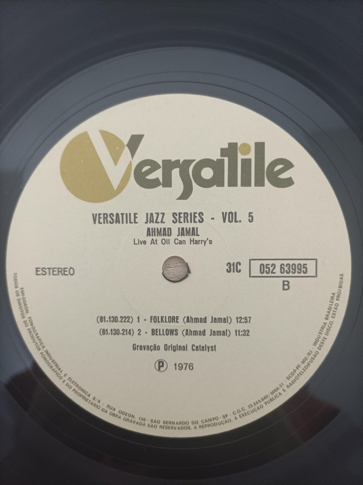 Lp Vinil Ahmad Jamal Recorded Live At Oil Can Harry's