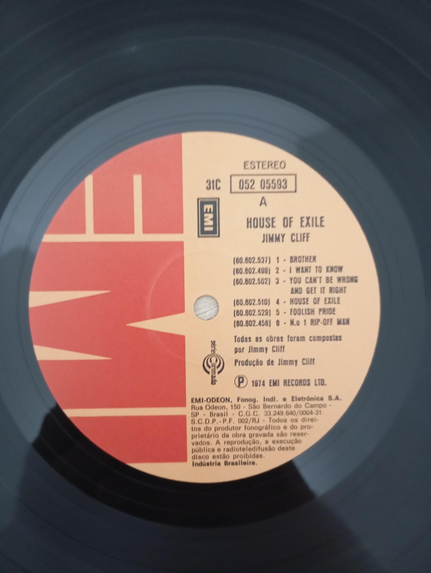 Lp Vinil Jimmy Cliff House Of Exile