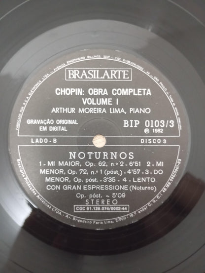Lp Vinil Box Arthur Moreira Lima Chopin: 21 Noturnos, Leia