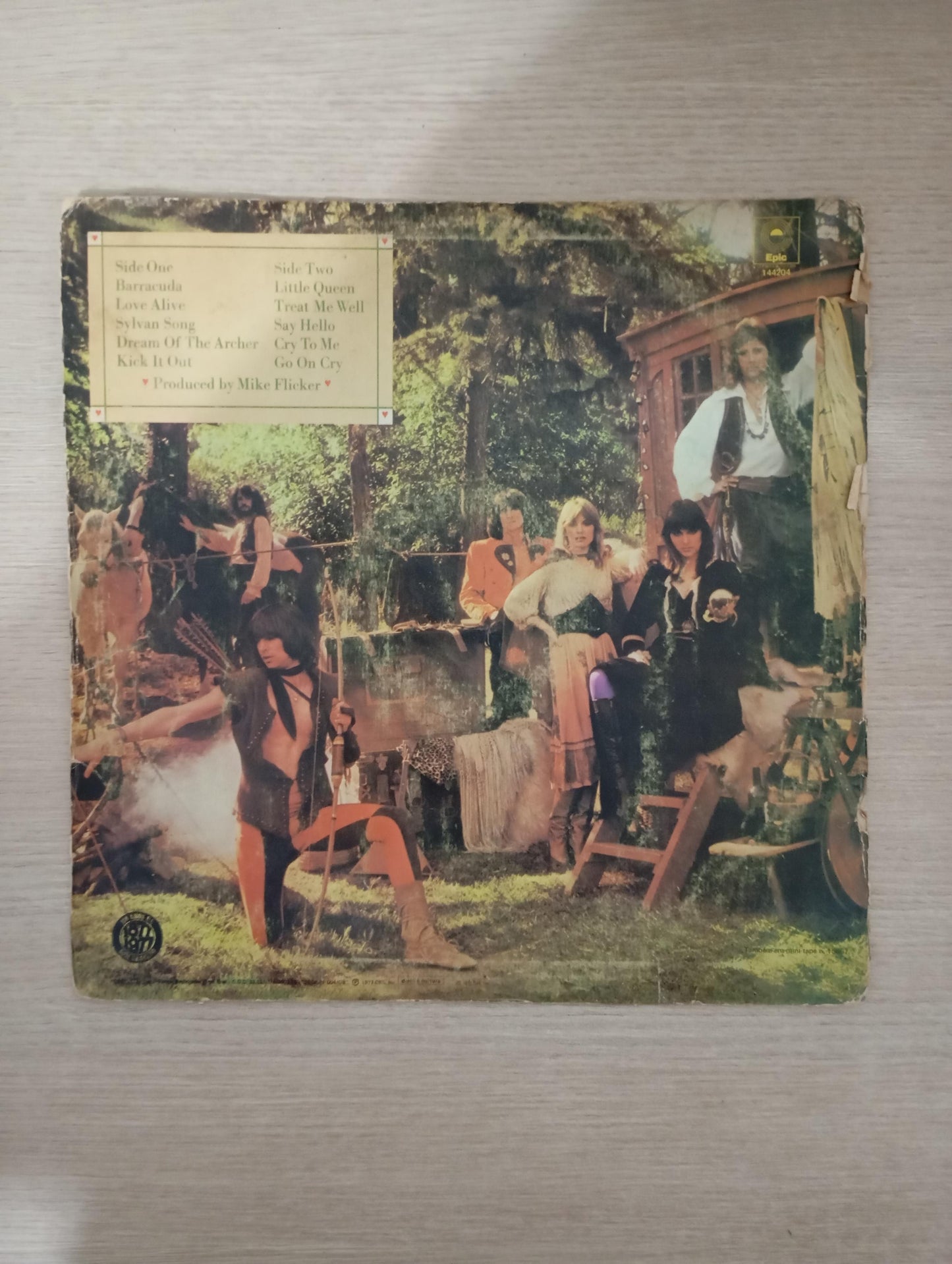 Lp Vinil Heart Little Queen Com Encarte