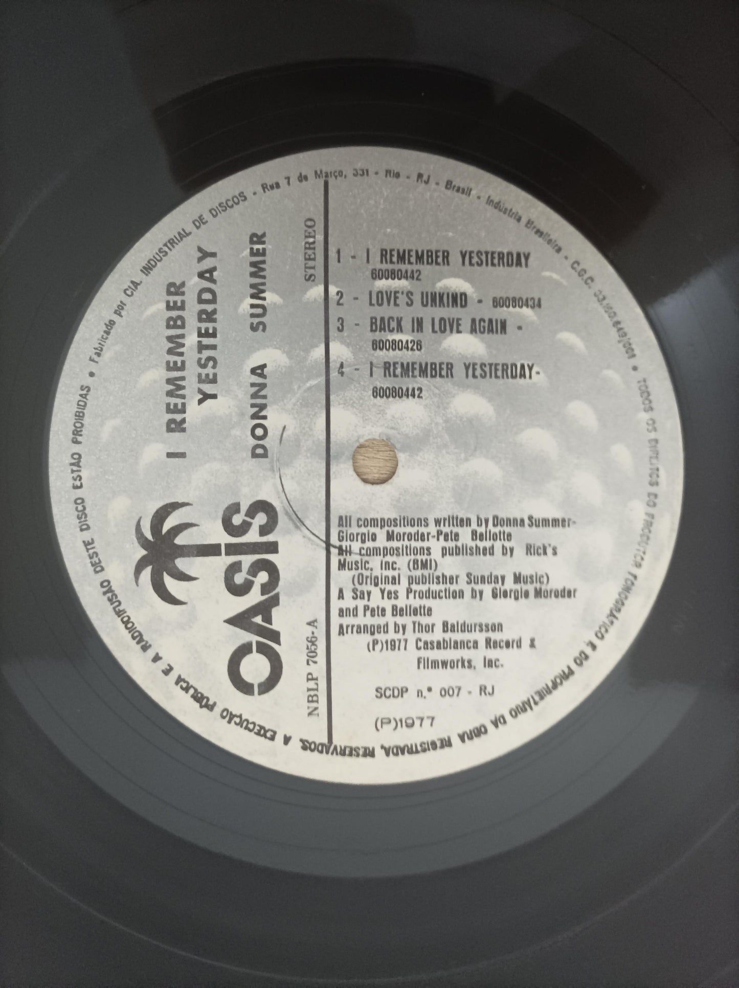 Lp Vinil Donna Summer I Remember Yesterday