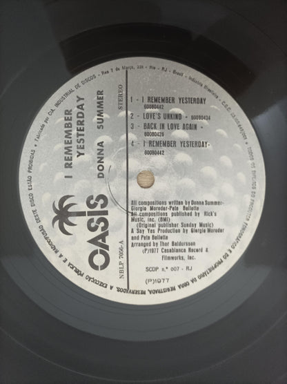 Lp Vinil Donna Summer I Remember Yesterday