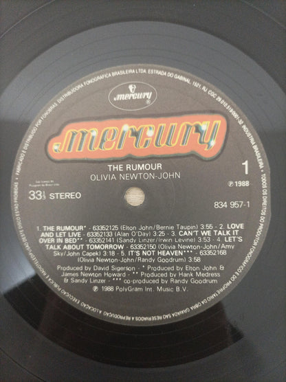 Lp Vinil Olivia Newton-John The Rumour