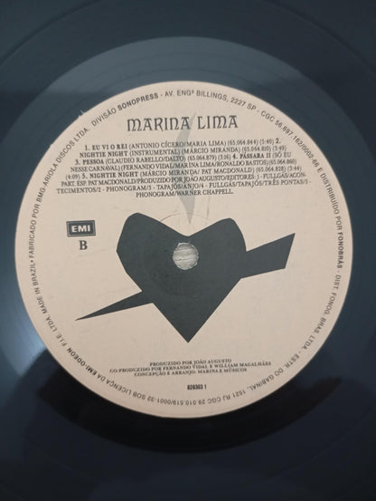 Lp Vinil Marina Lima O Chamado Com Encartes