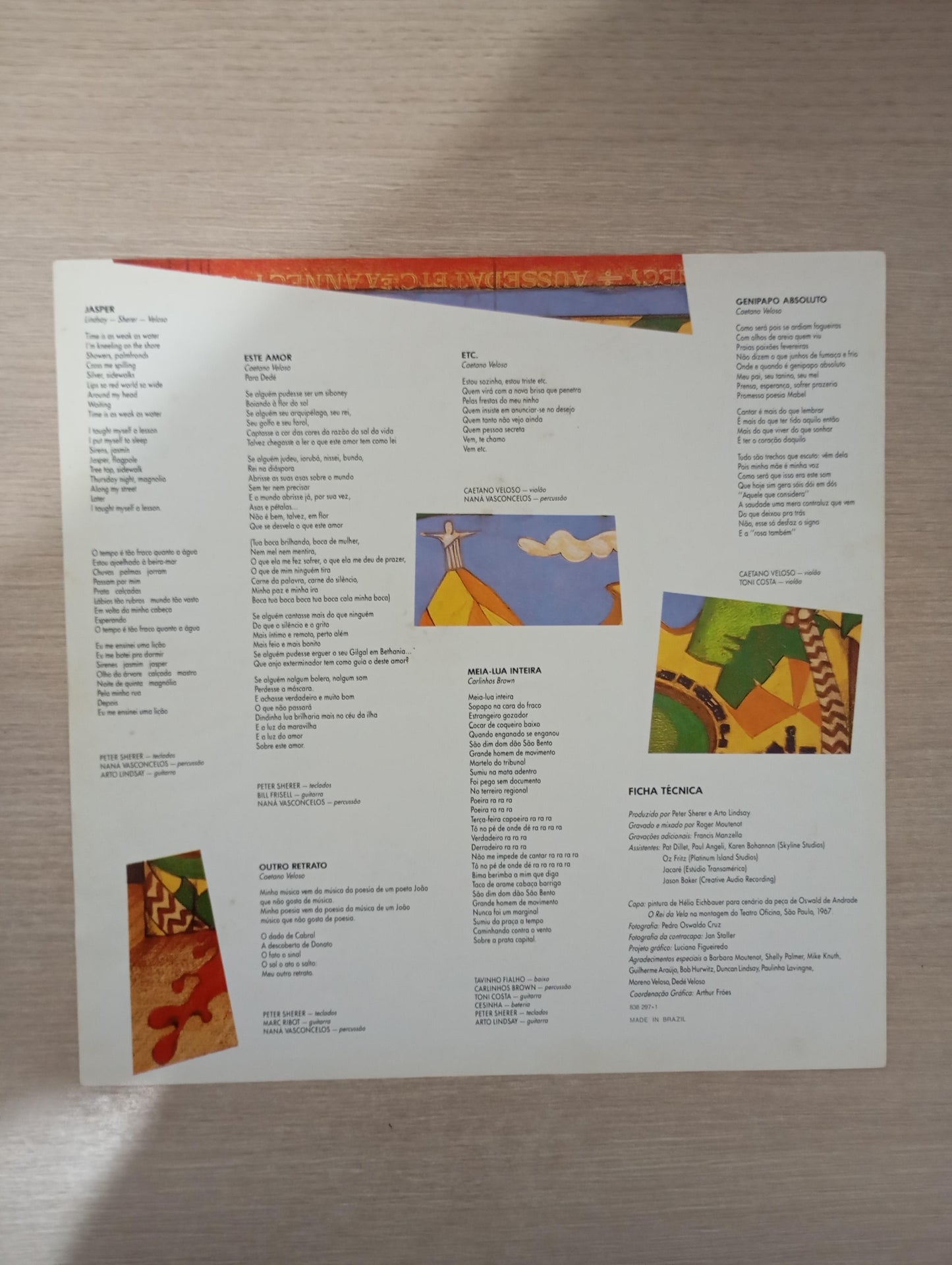 Lp Vinil Caetano Veloso Estrangeiro Com Encarte