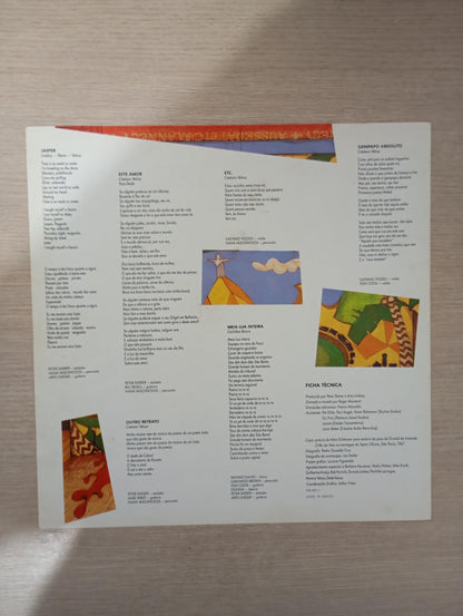 Lp Vinil Caetano Veloso Estrangeiro Com Encarte
