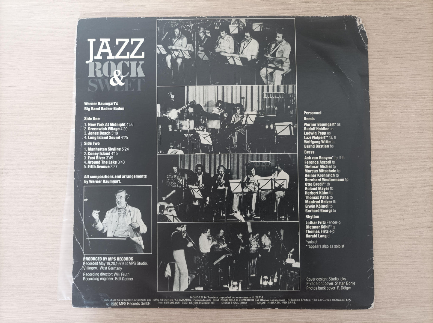 Lp Vinil Big Band Baden-Baden Jazz Rock & Sweet