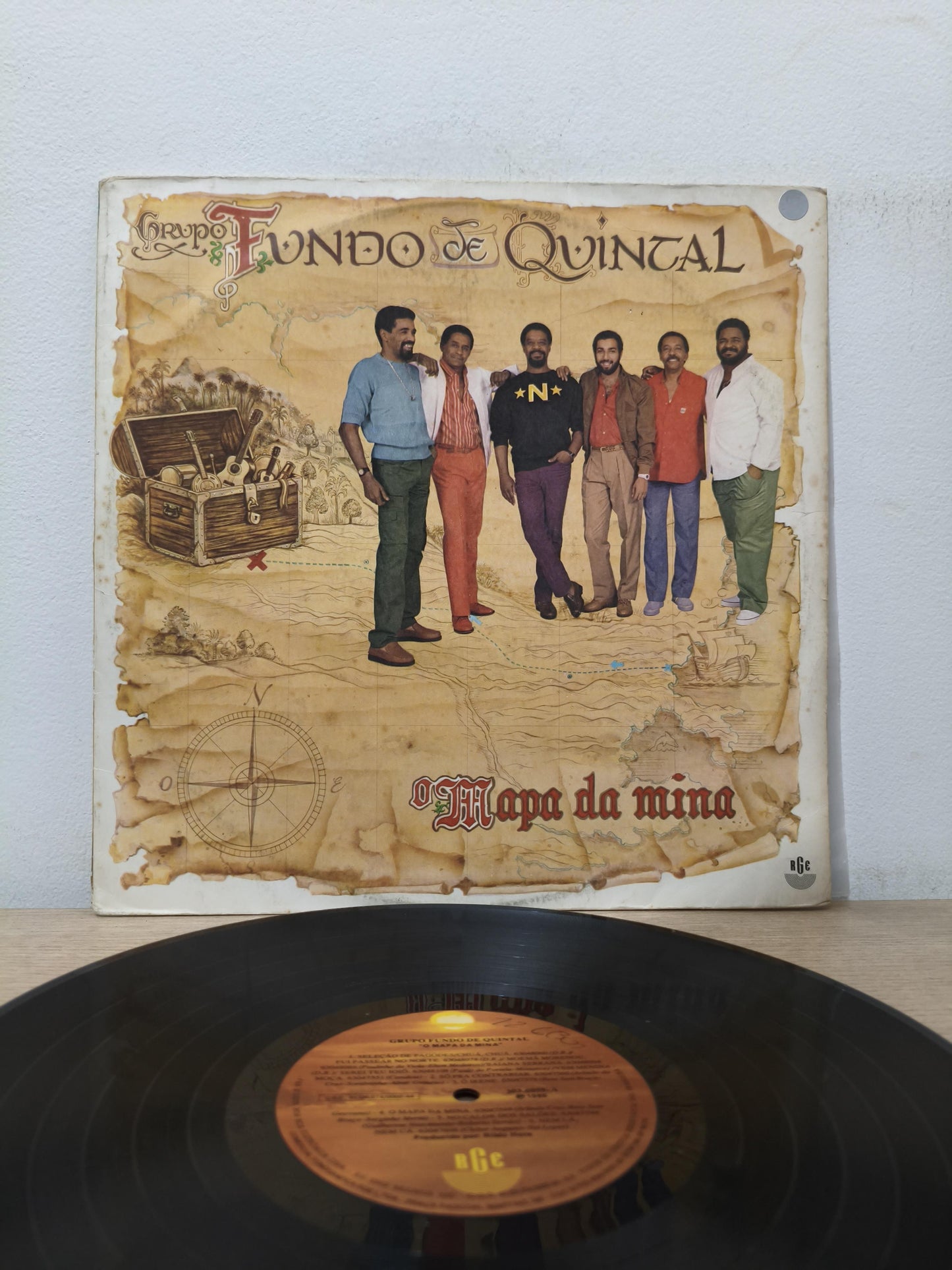 Lp Vinil Fundo de Quintal O Mapa Da Mina