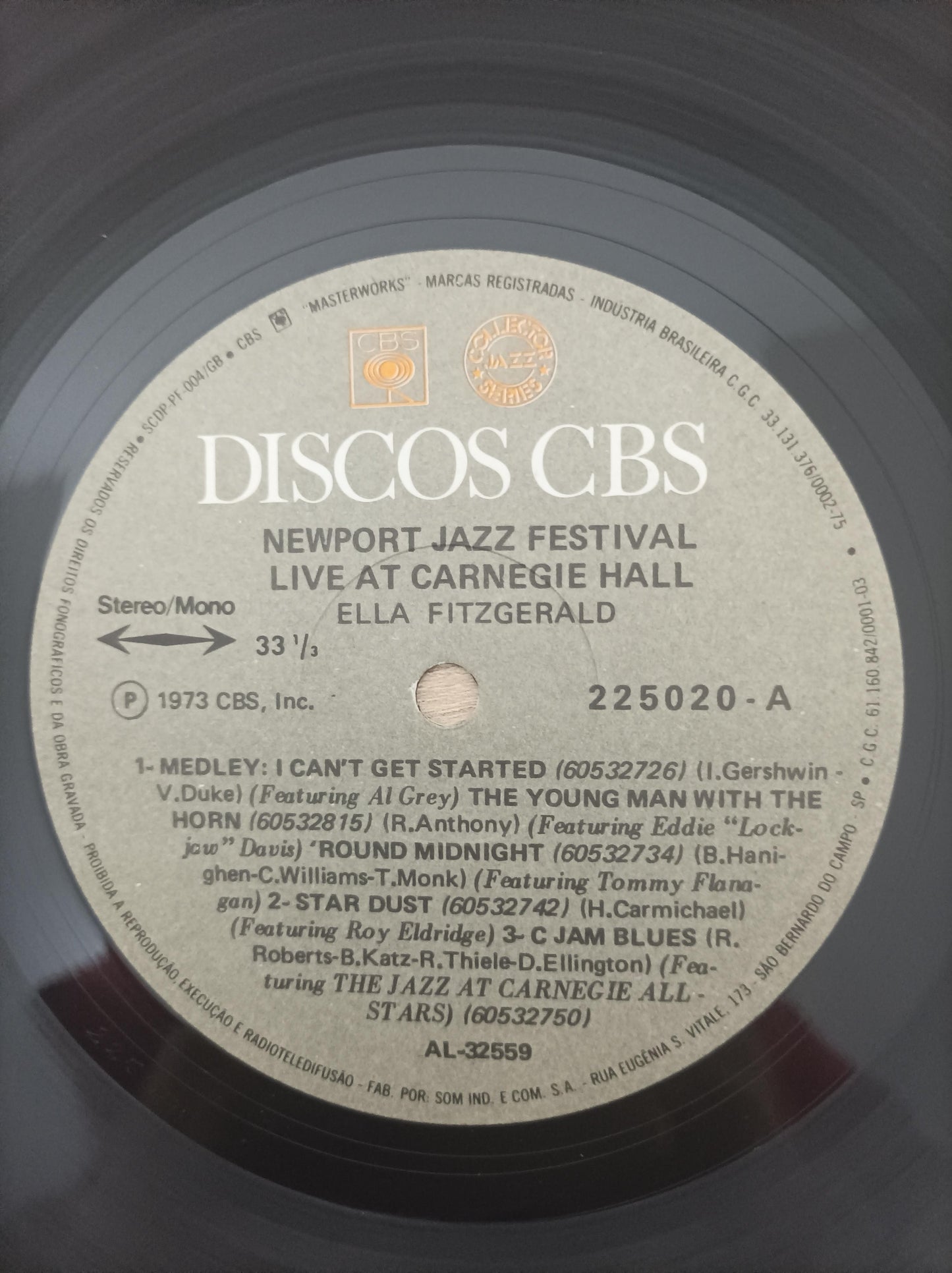 Lp Vinil Ella Fitzgerald Newport Jazz Festival Carnegie Hall