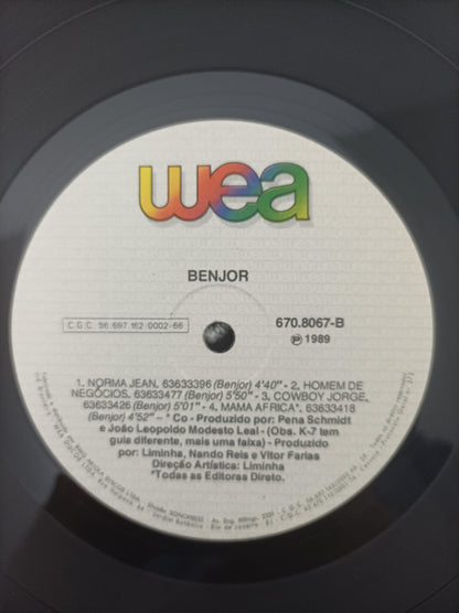 Lp Vinil Jorge Ben Benjor Com Encarte