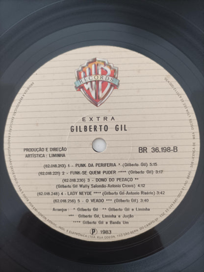 Lp Vinil Gilberto Gil Extra Capa Dupla Com Encarte