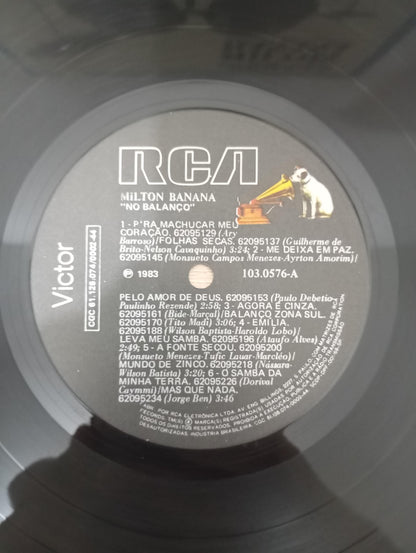 Lp Vinil Milton Banana No Balanço